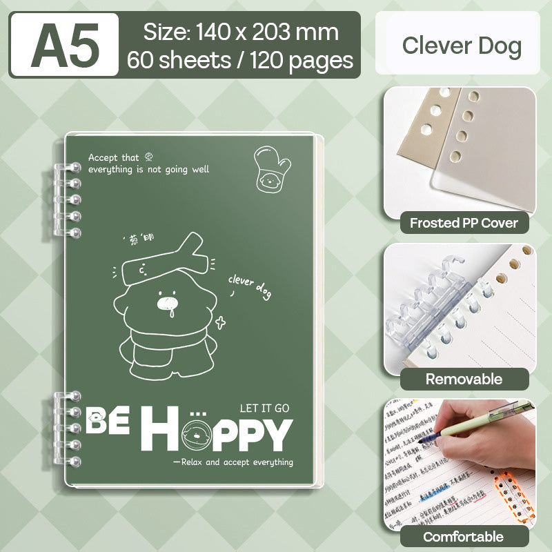 Binder Note A5 Cover Waterproof Halaman Bergaris SFNNA560