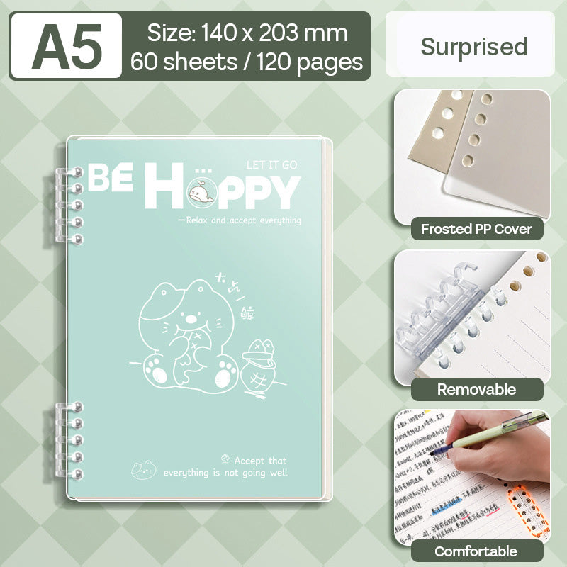 Binder Note A5 Cover Waterproof Halaman Bergaris SFNNA560