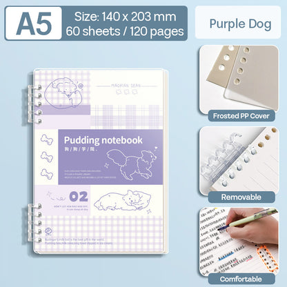 Binder Note A5 Cover Waterproof Halaman Bergaris SFNNA560