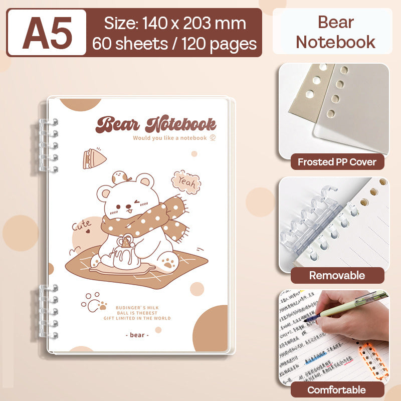 Binder Note A5 Cover Waterproof Halaman Bergaris SFNNA560
