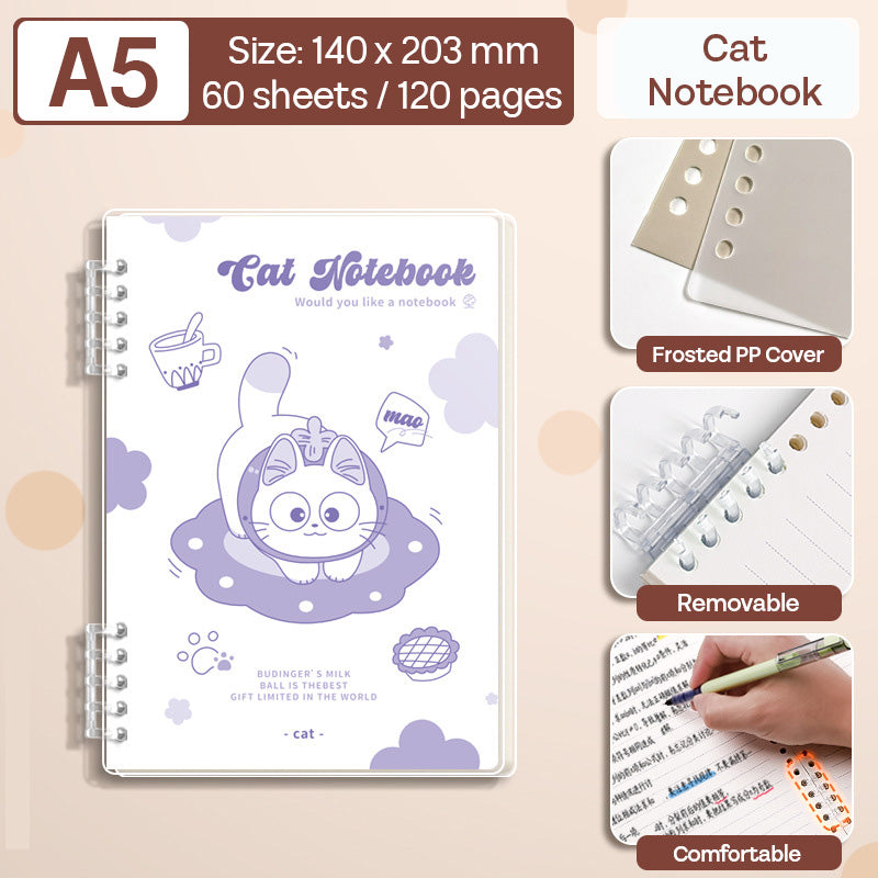 Binder Note A5 Cover Waterproof Halaman Bergaris SFNNA560