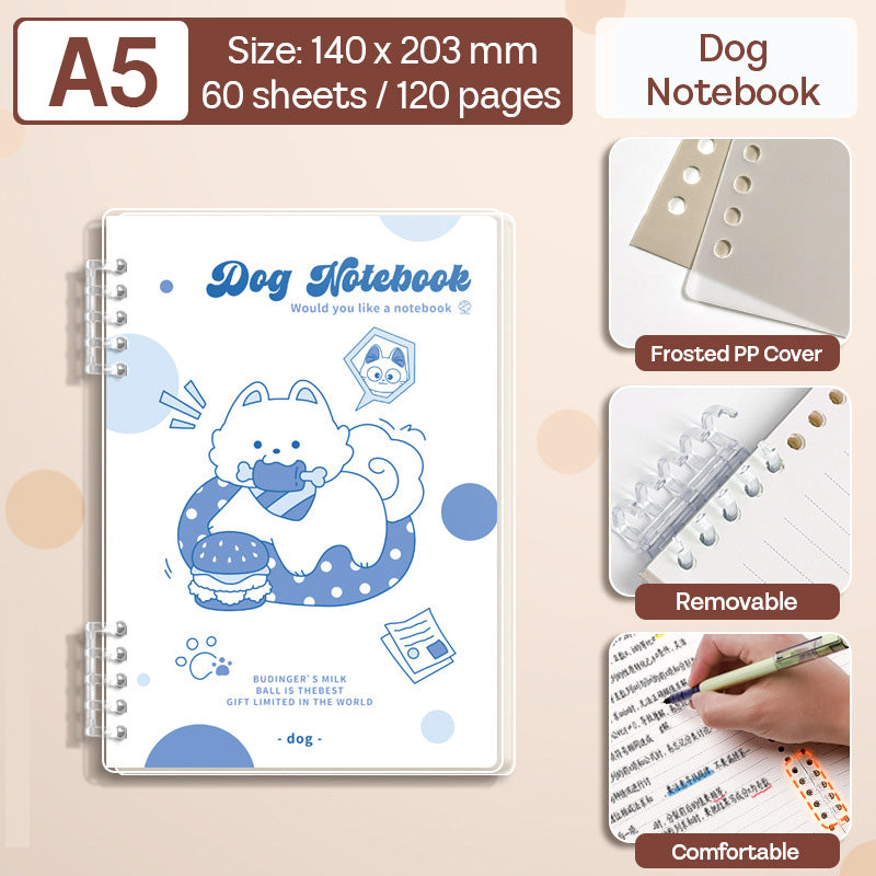 Binder Note A5 Cover Waterproof Halaman Bergaris SFNNA560