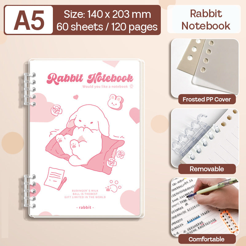 Binder Note A5 Cover Waterproof Halaman Bergaris SFNNA560