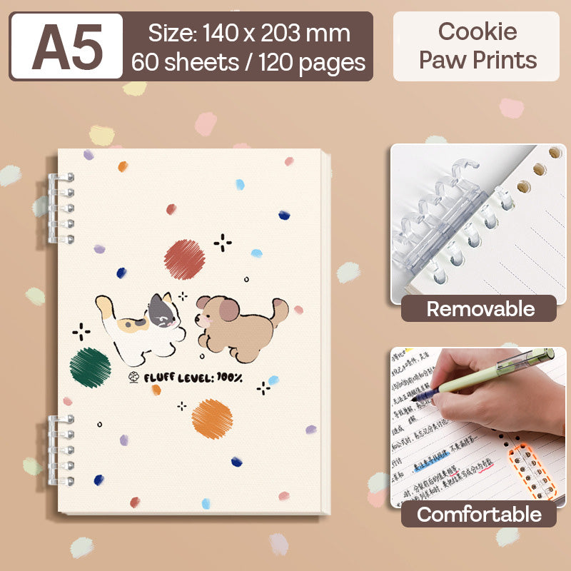 Binder Note A5 Cover Waterproof Halaman Bergaris SFNNA560