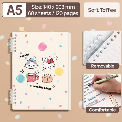 Binder Note A5 Cover Waterproof Halaman Bergaris SFNNA560