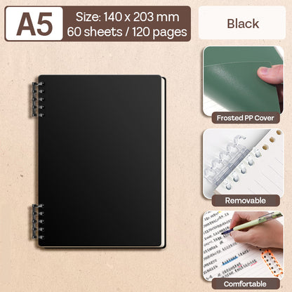 Binder Note A5 Soft Cover Retro Halaman Bergaris SFNNA560R