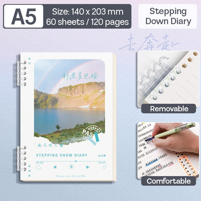 Binder Note A5 Cover Waterproof Halaman Bergaris SFNNA560