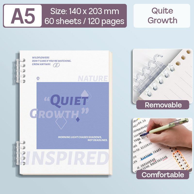 Binder Note A5 Cover Waterproof Halaman Bergaris SFNNA560
