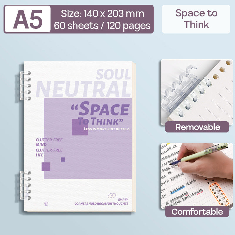 Binder Note A5 Cover Waterproof Halaman Bergaris SFNNA560