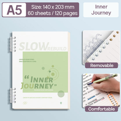 Binder Note A5 Cover Waterproof Halaman Bergaris SFNNA560