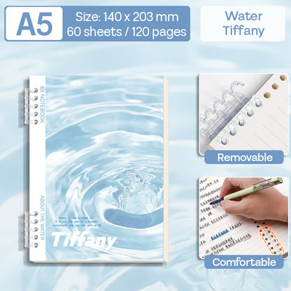 Binder Note A5 Cover Waterproof Halaman Bergaris SFNNA560