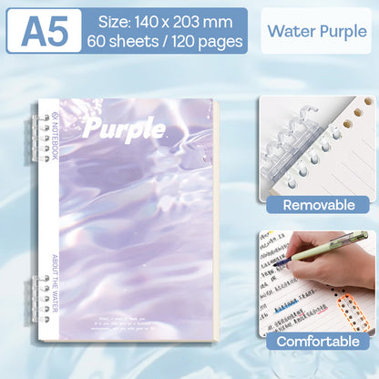 Binder Note A5 Cover Waterproof Halaman Bergaris SFNNA560