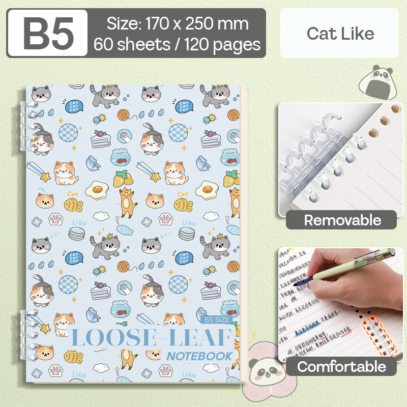 Binder Note B5 Cover Waterproof Halaman Bergaris SFNNB560