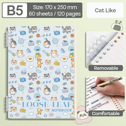 Binder Note B5 Cover Waterproof Halaman Bergaris SFNNB560