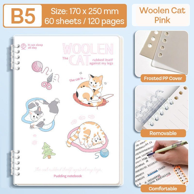 Binder Note B5 Cover Waterproof Halaman Bergaris SFNNB560
