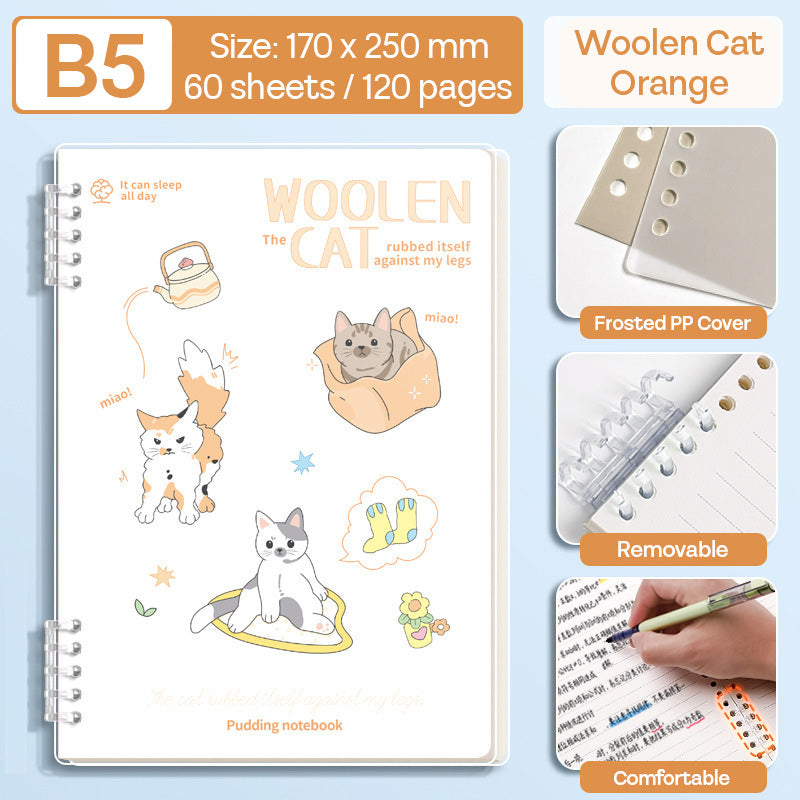 Binder Note B5 Cover Waterproof Halaman Bergaris SFNNB560
