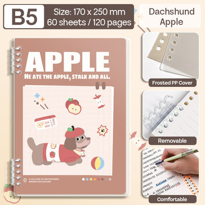 Binder Note B5 Cover Waterproof Halaman Bergaris SFNNB560