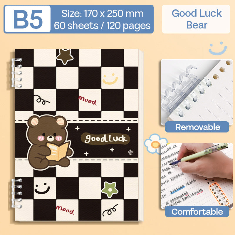 Binder Note B5 Cover Waterproof Halaman Bergaris SFNNB560