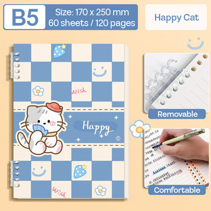 Binder Note B5 Cover Waterproof Halaman Bergaris SFNNB560