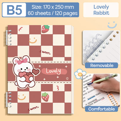 Binder Note B5 Cover Waterproof Halaman Bergaris SFNNB560