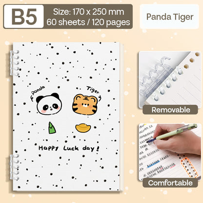 Binder Note B5 Cover Waterproof Halaman Bergaris SFNNB560