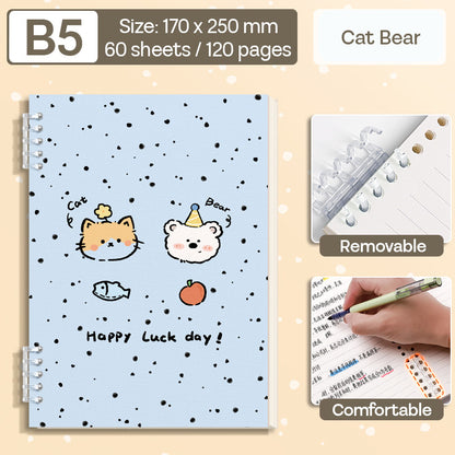 Binder Note B5 Cover Waterproof Halaman Bergaris SFNNB560