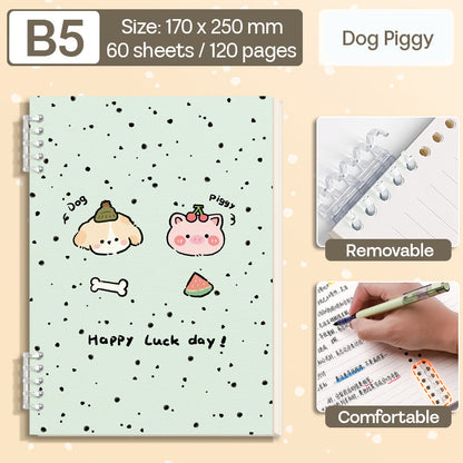 Binder Note B5 Cover Waterproof Halaman Bergaris SFNNB560