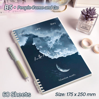 Binder Note B5 Cover Waterproof Halaman Bergaris SFNNB560