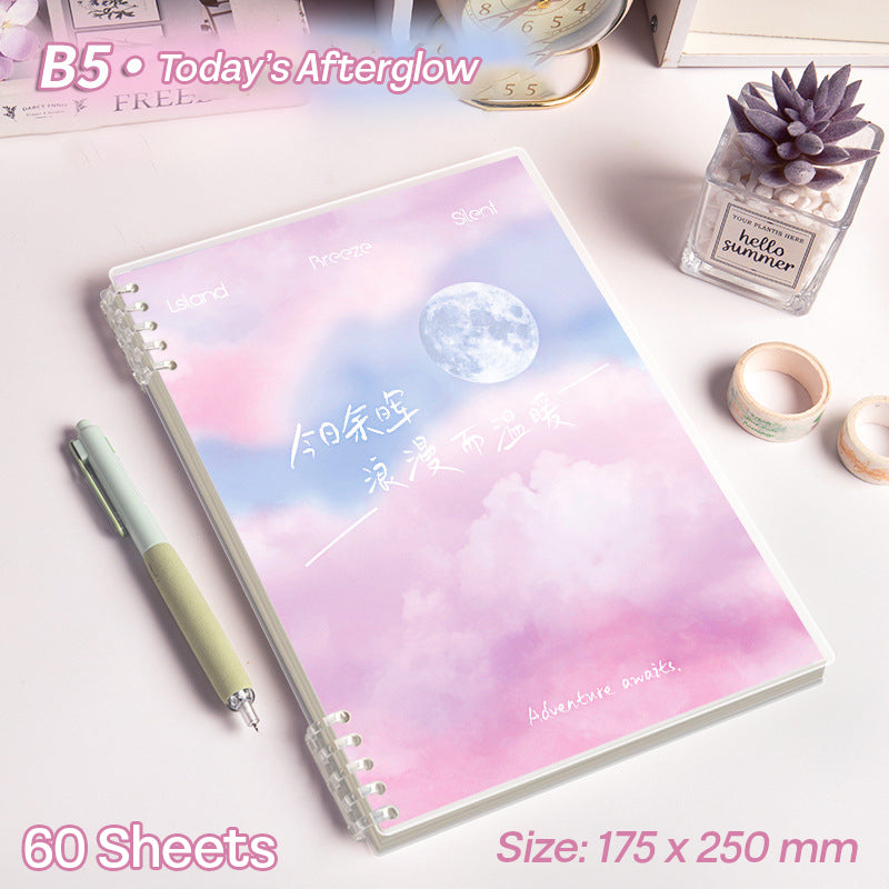 Binder Note B5 Cover Waterproof Halaman Bergaris SFNNB560