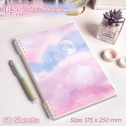 Binder Note B5 Cover Waterproof Halaman Bergaris SFNNB560