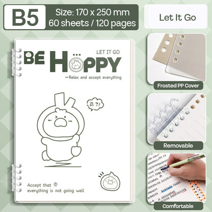 Binder Note B5 Cover Waterproof Halaman Bergaris SFNNB560