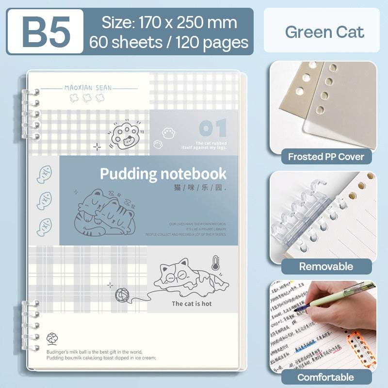 Binder Note B5 Cover Waterproof Halaman Bergaris SFNNB560