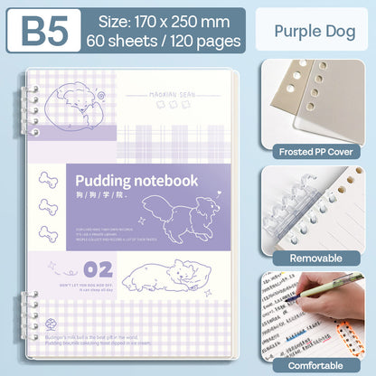 Binder Note B5 Cover Waterproof Halaman Bergaris SFNNB560