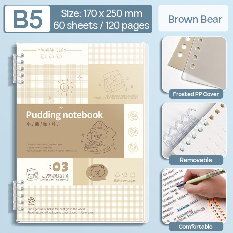 Binder Note B5 Cover Waterproof Halaman Bergaris SFNNB560