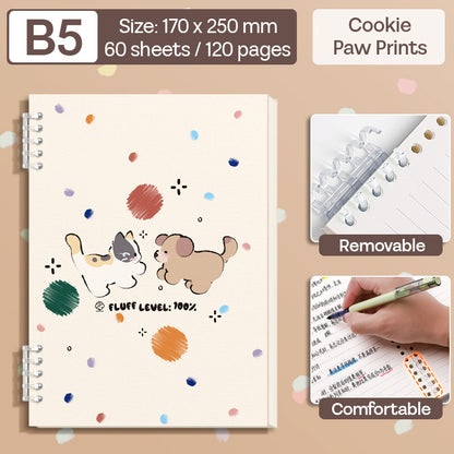 Binder Note B5 Cover Waterproof Halaman Bergaris SFNNB560