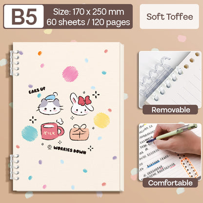 Binder Note B5 Cover Waterproof Halaman Bergaris SFNNB560
