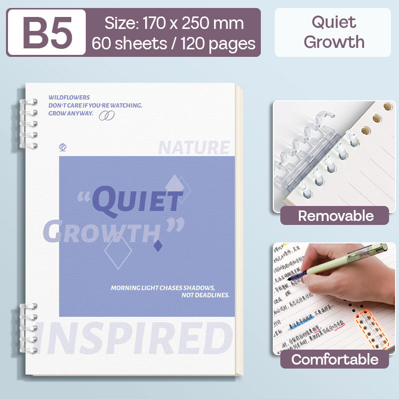 Binder Note B5 Cover Waterproof Halaman Bergaris SFNNB560