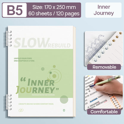 Binder Note B5 Cover Waterproof Halaman Bergaris SFNNB560