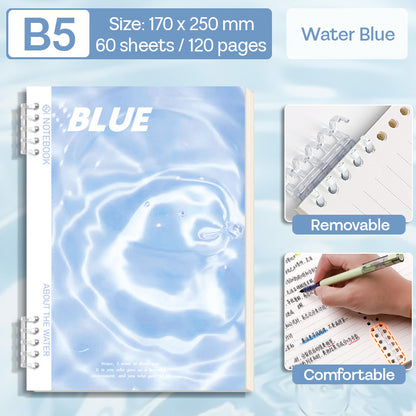 Binder Note B5 Cover Waterproof Halaman Bergaris SFNNB560