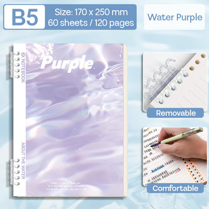 Binder Note B5 Cover Waterproof Halaman Bergaris SFNNB560