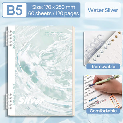 Binder Note B5 Cover Waterproof Halaman Bergaris SFNNB560