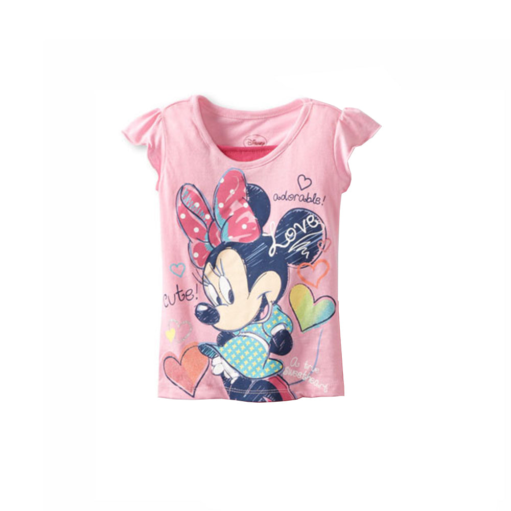 Girl Minnie T-Shirt and Skirt Red