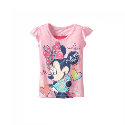 Girl Minnie T-Shirt and Skirt Red