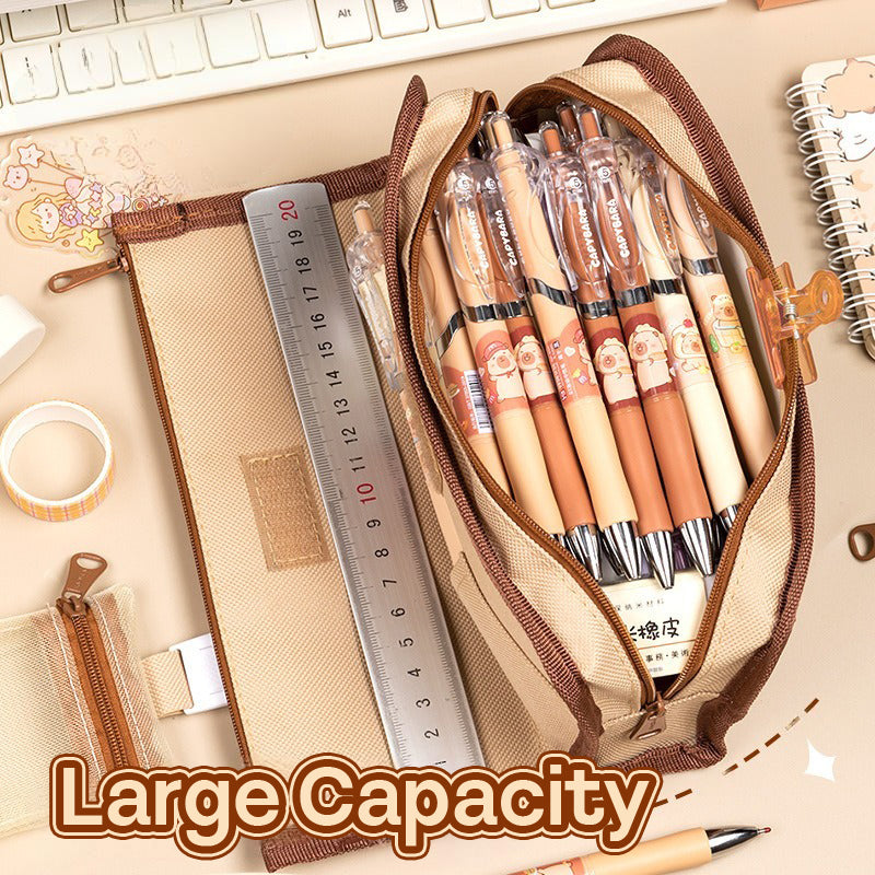 Pencil Case Canvas 5 Layers Storage Cartoon SPC52206