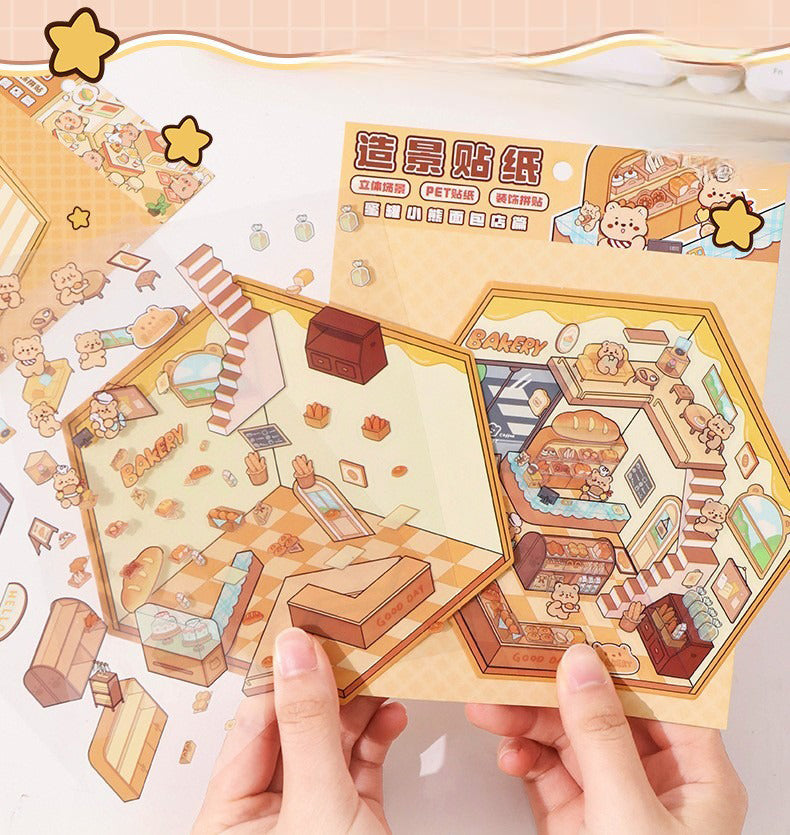 Sticker 3D Decorating Landscaping Creative Activity SS3D1