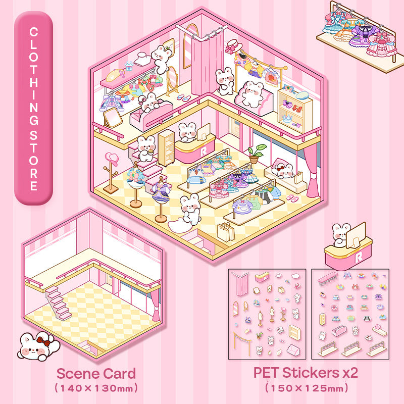 Sticker 3D Decorating Landscaping Creative Activity SS3D1