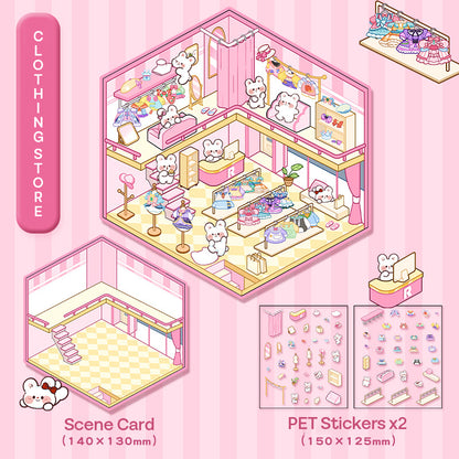 Sticker 3D Decorating Landscaping Creative Activity SS3D1