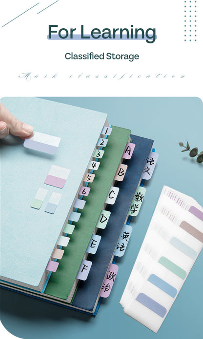 Sticker Index Morandi Retro Color SDD12