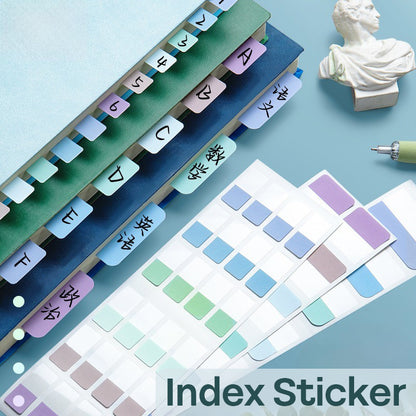 Sticker Index Morandi Retro Color SDD12
