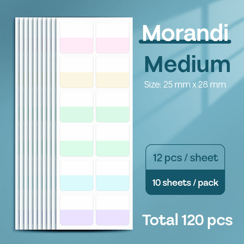 Sticker Index Morandi Retro Color SDD12